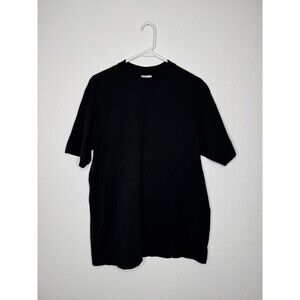 Shaka Wear 7.5 oz Max Heavyweight Short Sleeve T-Shirt Black Crewneck Size L